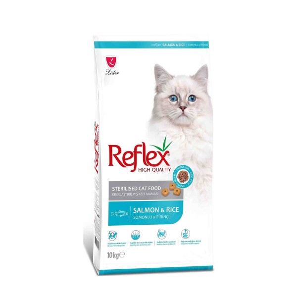 Reflex Sterilsed Somonlu Kısırlaştırılmış Yetişkin Kedi Maması 10kg