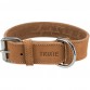Trixie Tokalı Kalın Deri Köpek Boyun Tasması Kahverengi Large 40x47-55 Cm