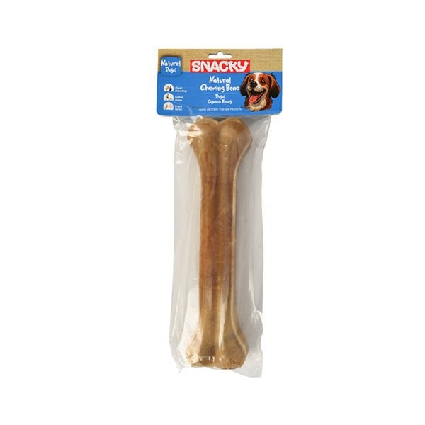 Snacky Natural Preslenmiş Yüksek Proteinli Köpek Çiğneme Kemiği 1 Adet 270 Gr