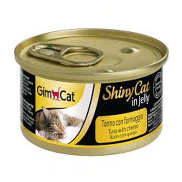 Gimcat Shinycat Tuna Balıklı Peynirli Konserve Kedi Maması 70 Gr