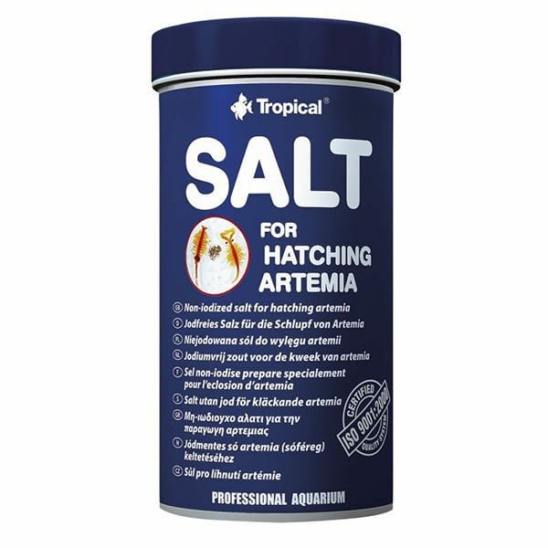 Tropical Salt For Hatchıng Artemia İyotsuz Artemia Kuluçka Tuzu 250 Ml 300 Gr