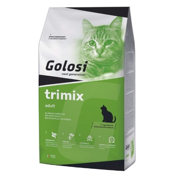 Golosi Tri Mix Karışık Yetişkin Kedi Maması 20 Kg