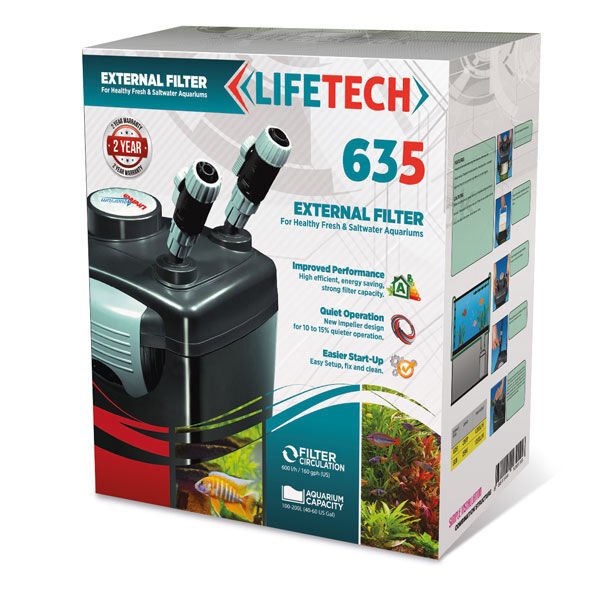 Life Tech 635 Akvaryum Dış Filtresi 600 Lt/h