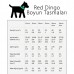 Red Dingo Reflektörlü Kemik Desenli Köpek Boyun Tasması Pembe 25 Mm