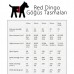 Red Dingo Bone Yard Desenli Köpek Göğüs Tasması Pembe 20 Mm