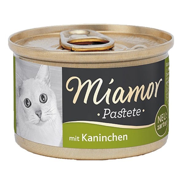 Miamor Pastete Tavşanlı Tahılsız Konserve Kedi Maması 85 Gr