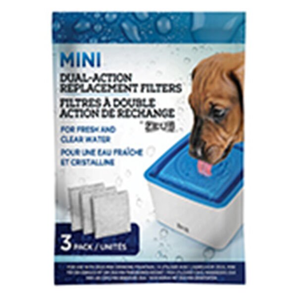 Zeus Mini Otomatik Köpek Su Kabı için Yedek Filtre 3 Adet