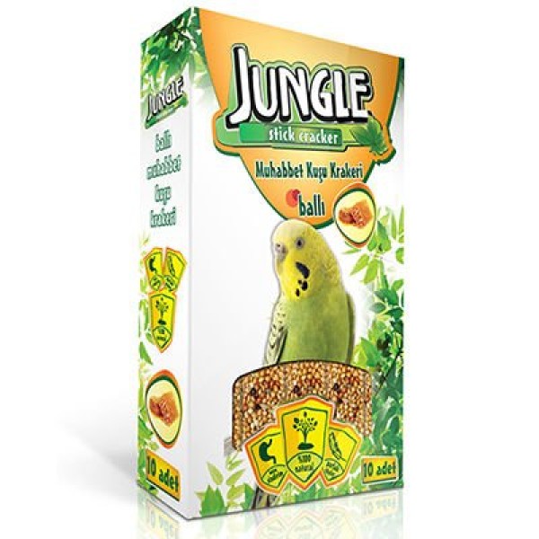Jungle Ballı Tava Muhabbet Kuşu Krakeri 10 Adet
