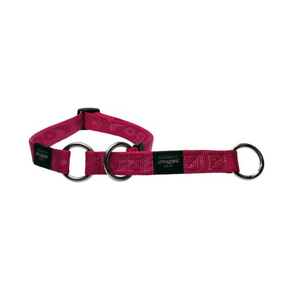 Rogz Alpinist Slipband Ayarlanabilir Dokuma Köpek Boyun Tasması Kırmızı Medium 1.6x29-42 Cm