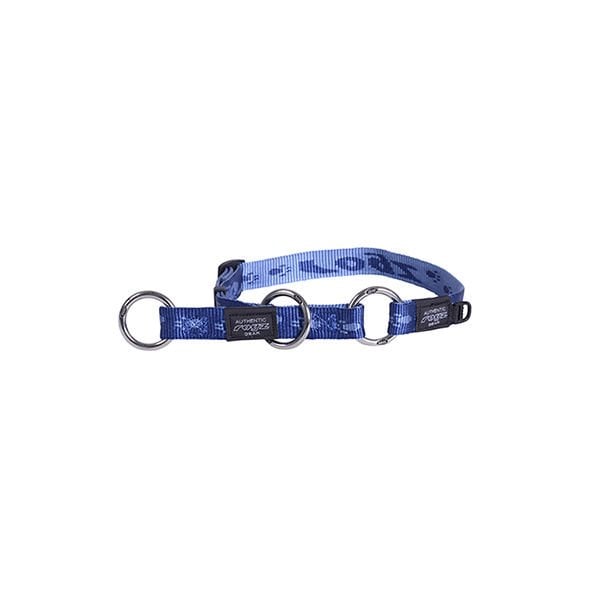 Rogz Alpinist Slipband Ayarlanabilir Dokuma Köpek Boyun Tasması Mavi Xlarge 2.5x43-70 Cm