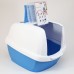 İmac Maddy Junior Üstü Açılır Kapalı Kedi Tuvaleti Mavi 57x43x41 Cm