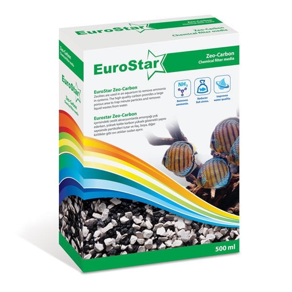 Euro Star Zeo Karbon Akvaryum Filtre Malzemesi 500 Ml