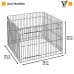 Ferplast Metal Köpek Eğitim Kafesi Siyah 80x80x62 Cm